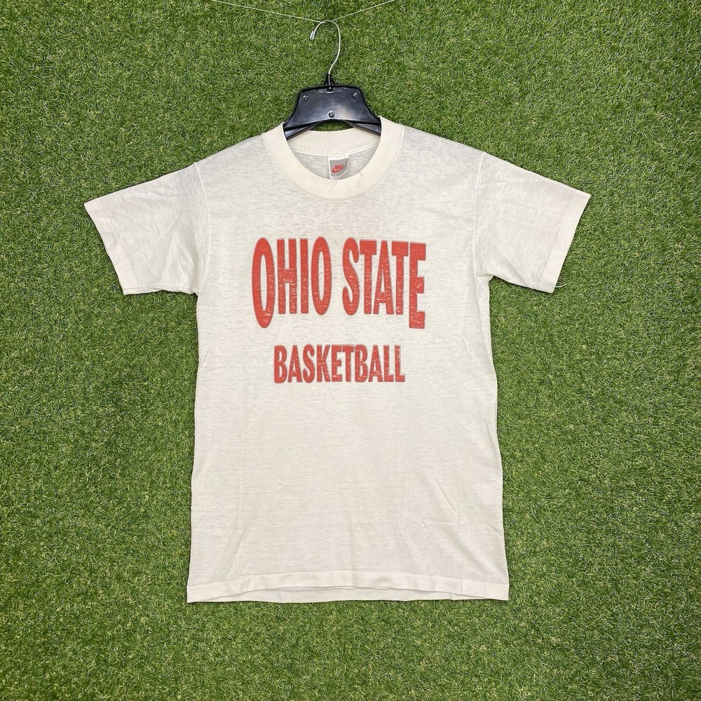 Vintage Ohio State Nike Shirt Mens Small USA Rare Banned Grail Single Stitch 80s